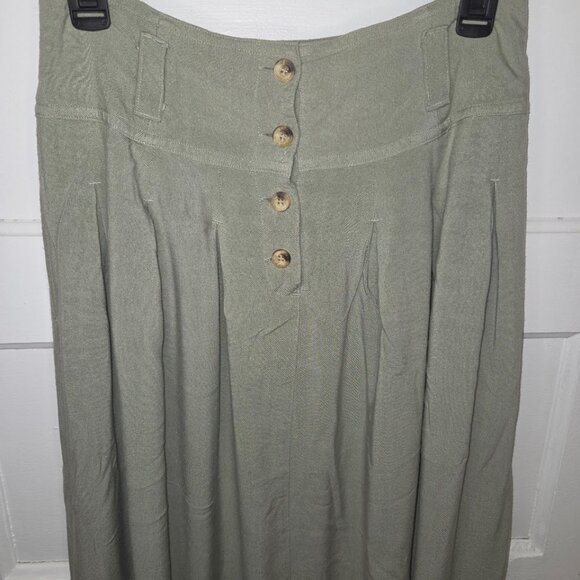 Vintage Outback Sage Green Skirt - Women's Size 10 - W/ Pockets and Belt Loops - Picture 3 of 4